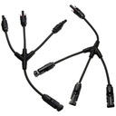 (MC4-Y-3) PAREJA DE CONECTORES MULTICONTACTO MC4 TIPO &quot;Y&quot; 1 A 3 VIAS PARA PANEL SOLAR