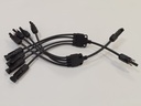 (MC4-Y-4) PAREJA DE CONECTORES MULTICONTACTO MC4 TIPO &quot;Y&quot; 1 A 4 VIAS PARA PANEL SOLAR