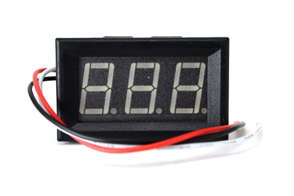 (KIT-0-200VDC)   VOLTIMETRO DIGITAL 0-200V DISPLAY DE LED COMPATIBLE CON ARDUINO