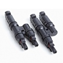 (MC4-T-1N-2P) CONECTOR MC4 TIPO &quot;T&quot; 1 NEGATIVO A 2 POSITIVOS PARA PANEL SOLAR