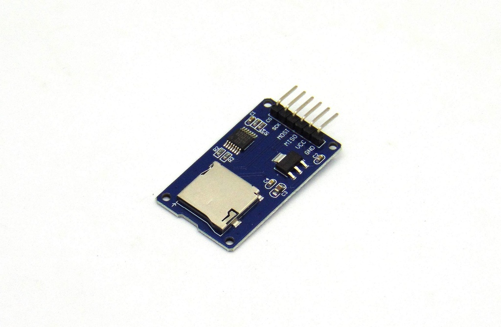 (KIT-MICROSD) MODULO LECTOR DE TARJETA MICRO SD COMPATIBLE CON ARDUINO ...