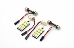 [L-AUTO-SMD12] (L-AUTO-SMD12)   LAMPARA TIPO PLACA 12 LED SMD 5050 BLANCA 12V